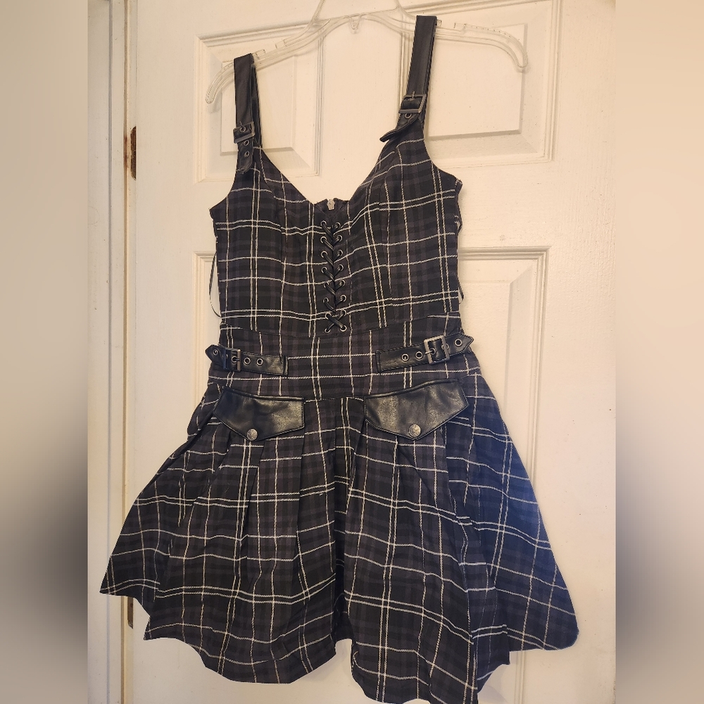 Killstar pleated dress